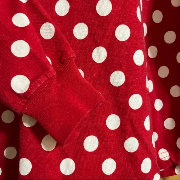 Spirit Jersey Red Polka Dot Disney Shirt Size XS - Picture 3 of 9